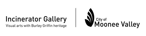 Logo of Incinerator Gallery and City of Moonee Valley