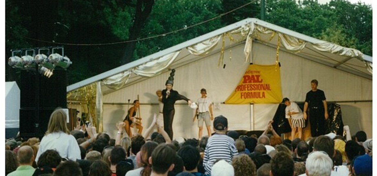 Midsumma Carnival 1996 by Richard Israel and 1997 by Virginia Selleck: stage + audience