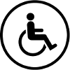 Logo for Wheelchair-accessible events
