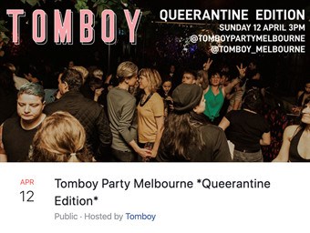 Poster for TOMBOY Queerantine Edition