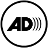 Logo for Audio Described events