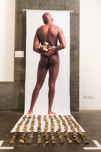 Photo of the winning work, as positioned in the gallery