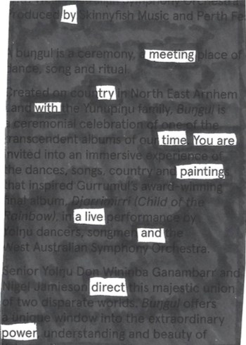 Text: by/meeting/try/with/time/You are/painting/a live/and/direct/power