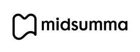 Black logo of Midsumma