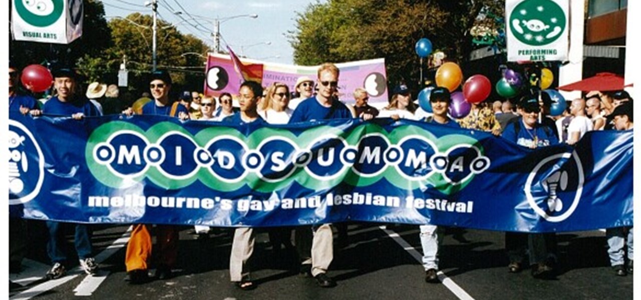 Pride March 2000 image: the Midsumma Festival banner