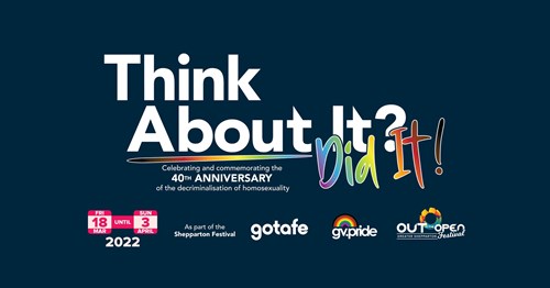 Poster with text 'Think About It? Did it!' 