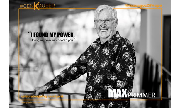 Photo of Max with their message - I found my power ...