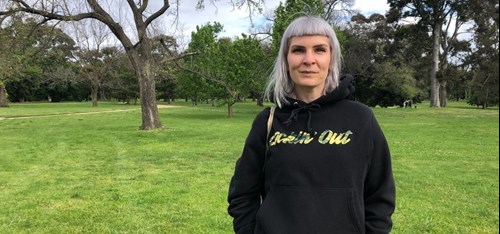 Photo of Ida standing in a park