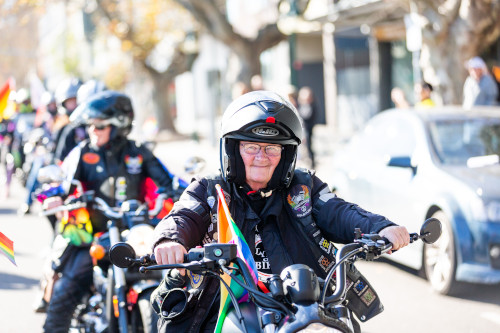 Motorcycles in Midsumma Pride March