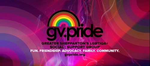 GV Pride poster with text FUN, FRIENDSHIP, ADVOCACY, FAMILY, COMMUNITY
