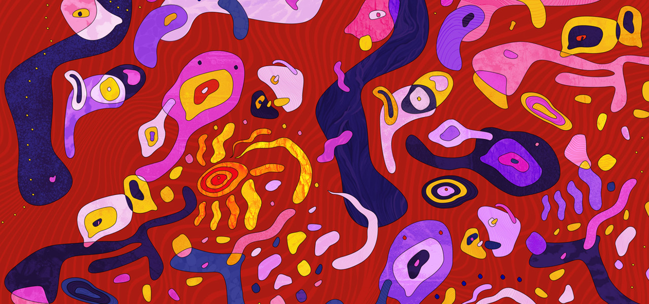 Midsumma Festival 2026 theme on a red background