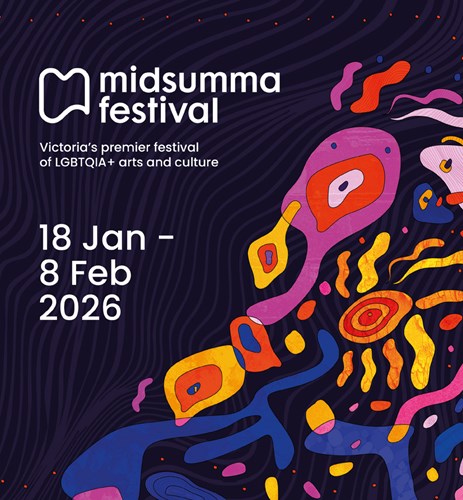 Front cover of the 2026 Midsumma Festival Program Guide