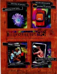 Midsumma Festival 1996 guide cover