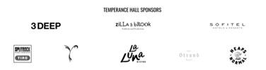 Temperance Hall Sponsors