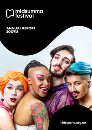 2018 Midsumma Festival guide cover