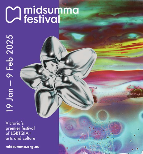 Front cover of the 2025 Midsumma Festival Program Guide