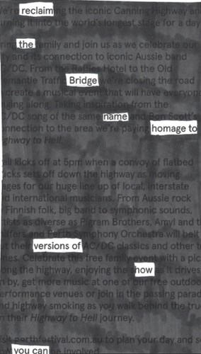 text: reclaim/the/Bridge/name/homage to/versions of/how/you can