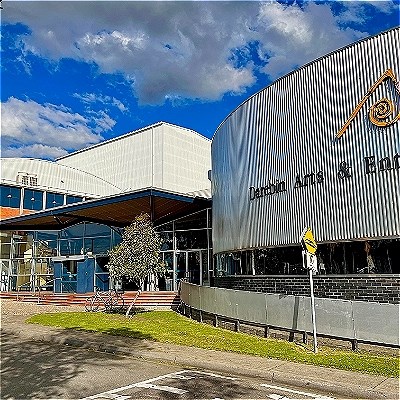 A view of the exterior of Darebin Arts centre